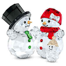 SWAROVSKI CHRISTMAS SNOWMAN FAMILY COLLECTIBLE CRYSTAL FIGURINE # 2