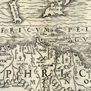Italien Italien Sardegna Sizilien Sizilien Nordafrika 1576 Petri seltene alte Karte - Bild 1 von 2