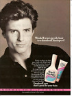 1986 shampooing tête et épaules vintage magazine publicité beau gars