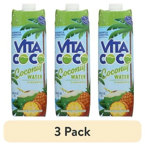 (3 pack) Vita Coco Coconut Water, Nutrients & Electrolytes Rich,33.8 fl oz Tetra - Picture 1 of 10