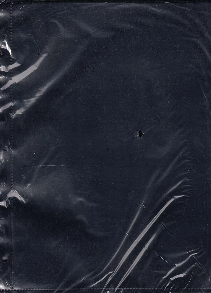 Paquete de 12 páginas de álbum de hojas súper seguras como nuevas calidad de archivo PVC negro gratis Foto 1 de 1