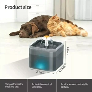 Cat Mate 2L Pet Drinking Water Fountain, Cat Fountain for Cats and Small Dogs - Picture 1 of 8