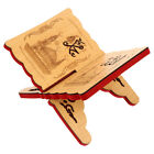  Islamisches Bibelbuch Holz Bücherregal faltbarer Ständer Dekor Vitrinen Etuis