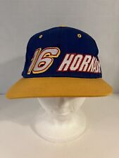 Chase Racewear VTG Jeff Hornaday Hat SnapBack Blue Yellow NAPA Embroidered