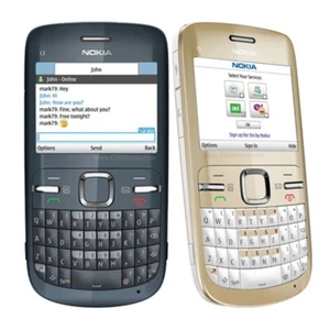 Oryginalny telefon komórkowy Nokia C3 C3-00 WIFI 2MP Bluetooth FM Jave odblokowany - Zdjęcie 1 z 9