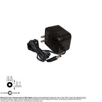 Power Adapter AC DC 5521 12Vdc DC12V 12V 0.5A 500mA Linksys AD 12/0.5C AM-125002 - Image 1 of 3