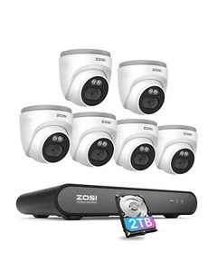 ZOSI 8CH 3K NVR 4MP 2.5K PoE IP Security Alarm Playback Camera System Wide Angle - Picture 1 of 11