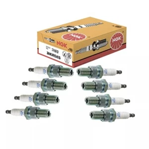 OEM NGK Standard Resistor Set of 8 Pre-Gapped Power Spark Plugs 5722 BR9ES - Picture 1 of 1