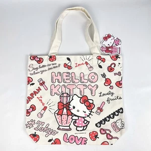 Neu Hello Kitty Tokyo Sanrio schöne Früchte Japan Canvas Tasche Beuteltasche - Bild 1 von 9