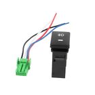 DC12V Rear Fog light Push Switch 4 Wire Button For Toyota Camry Prius Corolla