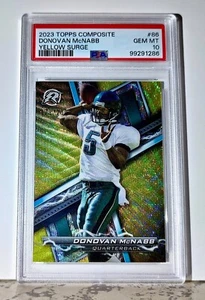 Donovan McNabb 2023 Topps Resurgence NFL #86 Yellow Surge 079/200 Card PSA 10 - Picture 1 of 2