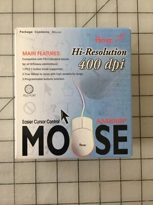 ARTEC AM880P PS/2 Mouse NEW OLD STOCK - Image 1 of 3