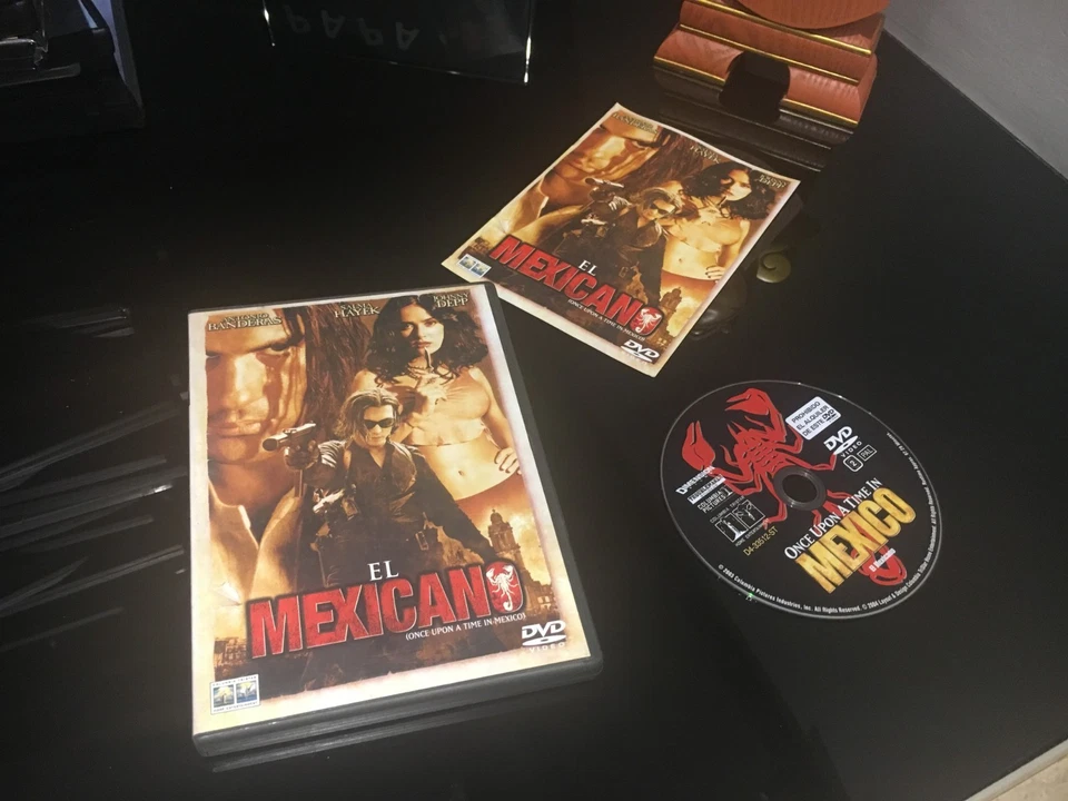 The Mexican DVD once upon a Time IN Mexico Antonio Banderas Salma Hayek Johnny - Image 1 of 1