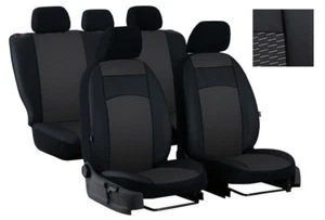 Coprisedili su misura eco pelle + tessuto Nissan Qashqai +2 7 posti 2007 - 2013 - Foto 1 di 11