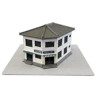 Z Gauge Cafe Shop Restaurant Corner Building Kit for Z Scale Model Railway - Image 1 of 4