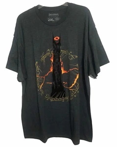 Lord of the Rings Tower of Sauron *DEFECT ~ READ* T-Shirt LOTR Eye of Sauron 2X - Picture 1 of 12