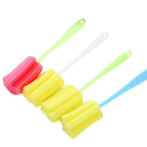 4 * Kitchen Long Handle Brush Bottle Cup Glass Washing Cleaning Cleaner - Picture 1 of 12