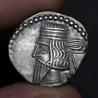 Pièce d'argent Parthie Drachme Mithridate V Grèce antique 140AD choix très fine