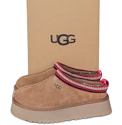 Nuevo con Caja Para Mujer Marca UGG Plataforma Tazz Zapatillas Zapatos Castaño 1122553 Foto 1 de 4