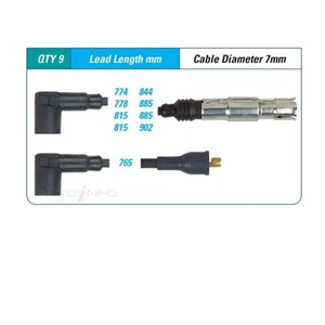 PAT Ignition Lead Set For Mercedes Benz 420SEC W126 4.2L M116.965 V8 16V SOHC - Picture 1 of 1