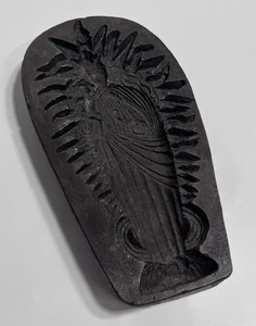 Vintage Laxa Familie USA Gothic Madonna Keks Wachs Butter Form Katholisch Religiös - Bild 1 von 4