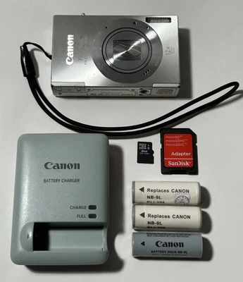 Cámara digital Canon PowerShot ELPH 520 HS 10,1 MP - plateada Foto 1 de 4