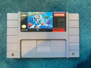 Capcom Mega Man X Super Nintendo SNES Game Cartridge Authentic Tested 1993 - Picture 1 of 4