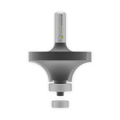 Systemshop24 Abrundfräser und Viertelstabfräser HM Z2 D44,5mm R15,9mm S8mm RL