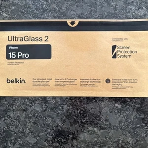 Belkin UltraGlass 2 Ochraniacz ekranu do Apple iPhone 15 Pro - Zdjęcie 1 z 2