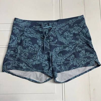 Columbia Omni Shade Shield 游泳板短裤女式 10 码短蓝色户外 — 第 1/4 张图片