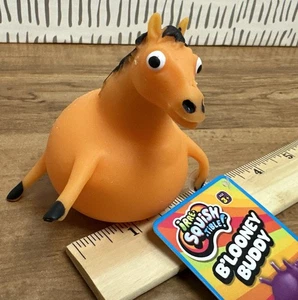 Ja-Ru Jaru Fat Horse B’Looney Goma Elástica Squishy Inquieto Autismo Juguete Animal - Imagen 1 de 12