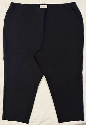 Style & Co Para Mujer Negro Elástico Capris XL Rayón Nylon Clásico Básico Preppy Usado en Excelente Condición Foto 1 de 4