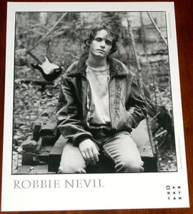 Vintage Robbie Nevil 8x10 s/w Pressefoto Manhattan Records 1986 - Bild 1 von 1