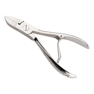 ALPEN Nagelzange, vernickelt, mit Federöffnung, Griff mit Struktur, 11.0 cm - Bild 1 von 3