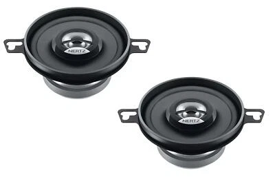 HERTZ Dieci DCX 87.3 Car Van Audio 3.5"  8cm Two 2 Way Coaxial Speakers Pair 60W - Image 1 of 3