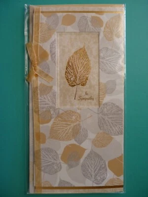 Sympathy Condolence Greeting Card Embellished Paper Magic Group - Image 1 of 2