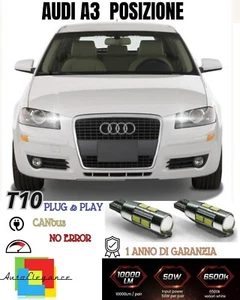 Par Luces Ubicación 10 LED para Audi A3 A 3 T10 W5W Canbus 100% No Error - Imagen 1 de 2