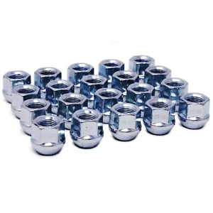 Open-end Acorn Bulge Lug Nut, M14x2.0 Thread, 3/4" Hex, (Pack of 24) Zinc M14 - Picture 1 of 7