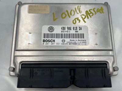 Volkswagen Passat 2003 1,8 AT ECU ECM módulo de control del motor 4B0906018DA Foto 1 de 4