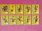 ORIGINAL TRADE CARDS BY WEE-BIX - SET OF 10 "EAT N WIN" RUGBY UNION CARDS
