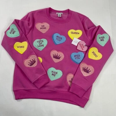 Corazones de conversación de caramelo difuso Better Together rosa de San Valentín talla pequeña Foto 1 de 4