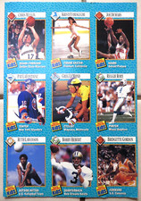 11/1989 Sports IIlustrated for Kids Sports Card Sheet-Yamaguchi RC & Lemond RC