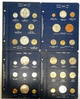 4 Pages 1971 1972 1973 1974 FAO FOOD FOR ALL Silver & Other World 34 COINS SET