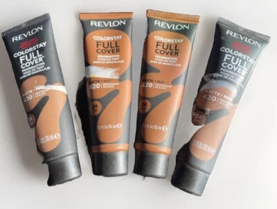 Revlon Colorstay Full Cover Matte Foundation- Mahogany 420 matte.  Lot Of 4 - Image 1 of 2