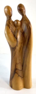 Holy Family Olive Wood Figurine Hand Carved Mary Joseph Jesus 8.5" - Bild 1 von 5