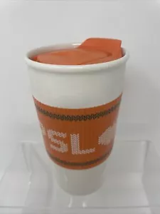 2016 Starbucks Fall Pumpkin Spice Latte ~ Team PSL Ceramic Travel Tumbler ~ NEW - Picture 1 of 11