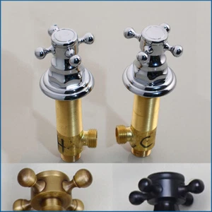 Manija de grifo de lavabo diseño único duradero mango mezclador de cocina grifo de ducha manual - Imagen 1 de 9