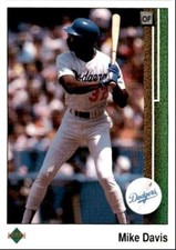 1989 Upper Deck Mike Davis Los Angeles Dodgers #146