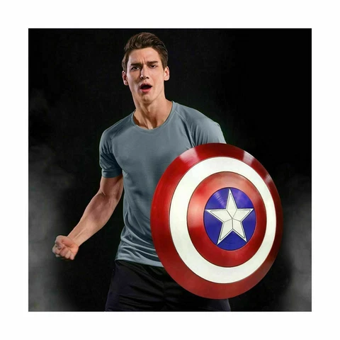 Marvel Legends Captain America Shield Prop Toy Rough Shape *Read Description* Cover