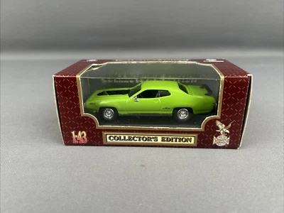 Road Legends escala 1/43 1971 Plymouth GTX 440+6 verde fundido a presión #94243-C nuevo en caja Foto 1 de 4